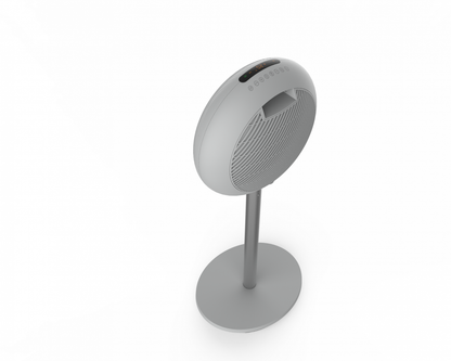 Radiator ceramic Heinner HCH-LD2000SL, 2000 W, Display LED, Control Touch, Telecomanda, Functie ECO, Oprire automata, Functie oscilare, Gri