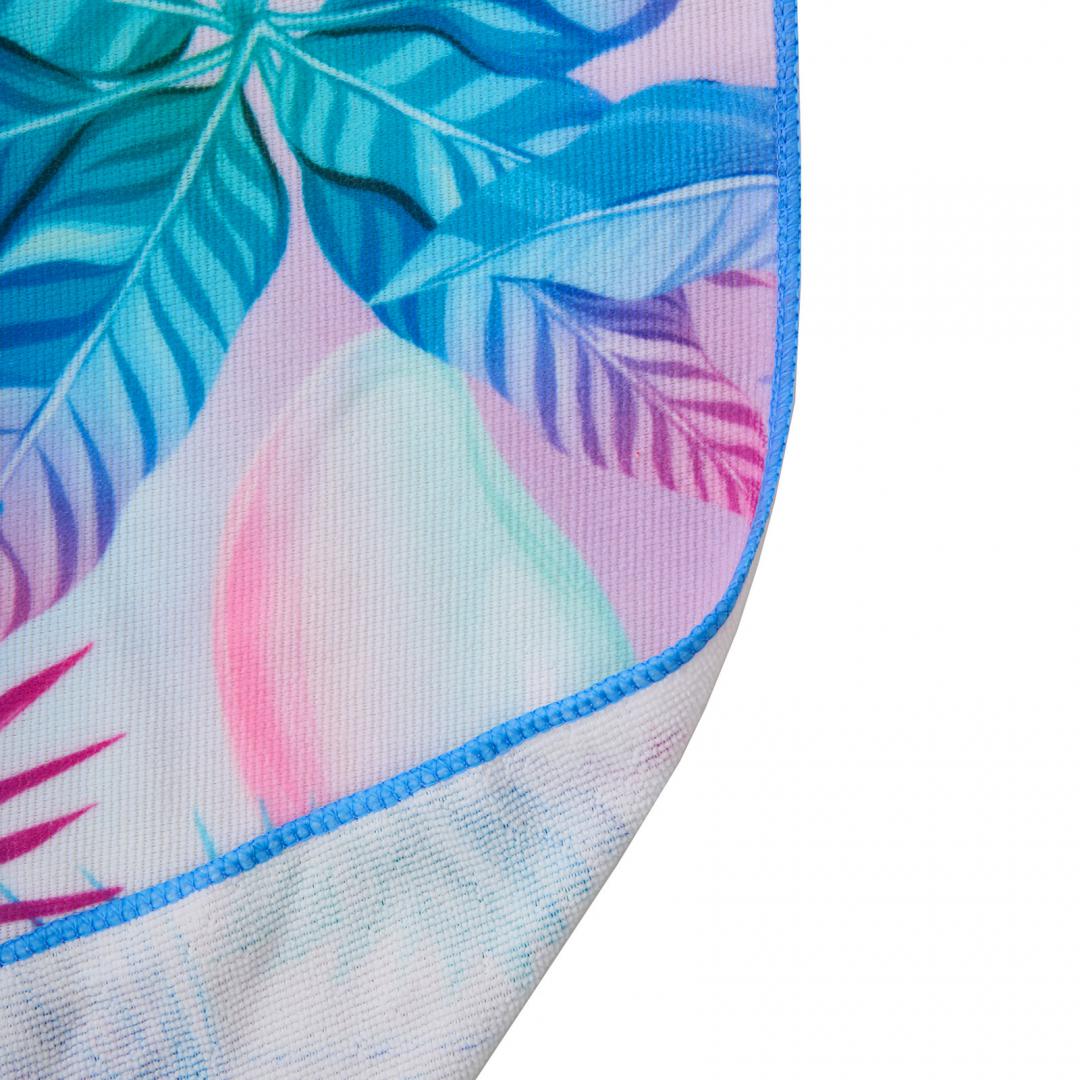 Beach Towel With Bagpack Material : 100% Polyester, Density 220 Gsm