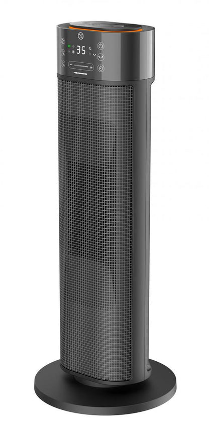 Radiator ceramic cu umidificare Heinner HCH-LH2000BK, 2000 W, Functie umidificare, Display LED, Control touch, Telecomanda, Functie ECO, Oprire automata, Functie Oscilare, Negru