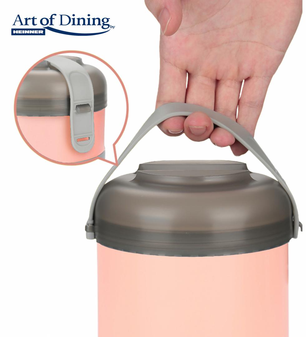 Caserola termica cu perete dublu Art of dining by Heinner Loca, inox, 600 ml