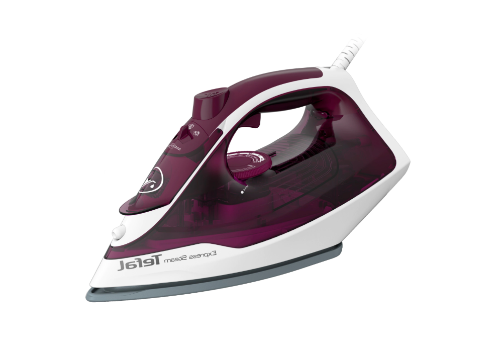 Fier de calcat Tefal Express Steam FV2835E0, 2400W, Jet de abur 160 g/min, abur variabil 0-35 g/min, 270 ml, violet
