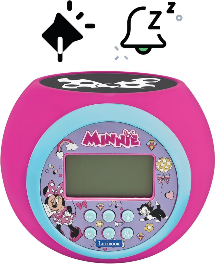 Ceas Desteptator Cu Proiector, Minnie Mouse