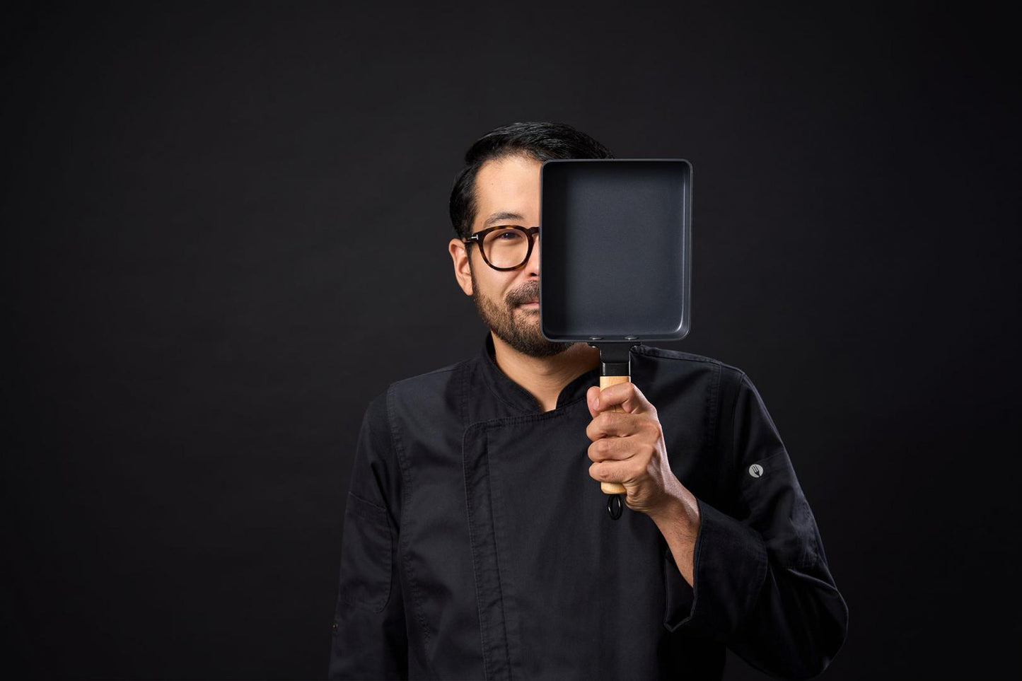 Tigaie jade Cooking by Heinner - Samurai Gourmet by Rikito Watanabe, invelis ceramic, inductie, 18 x 15 x 3.4 cm