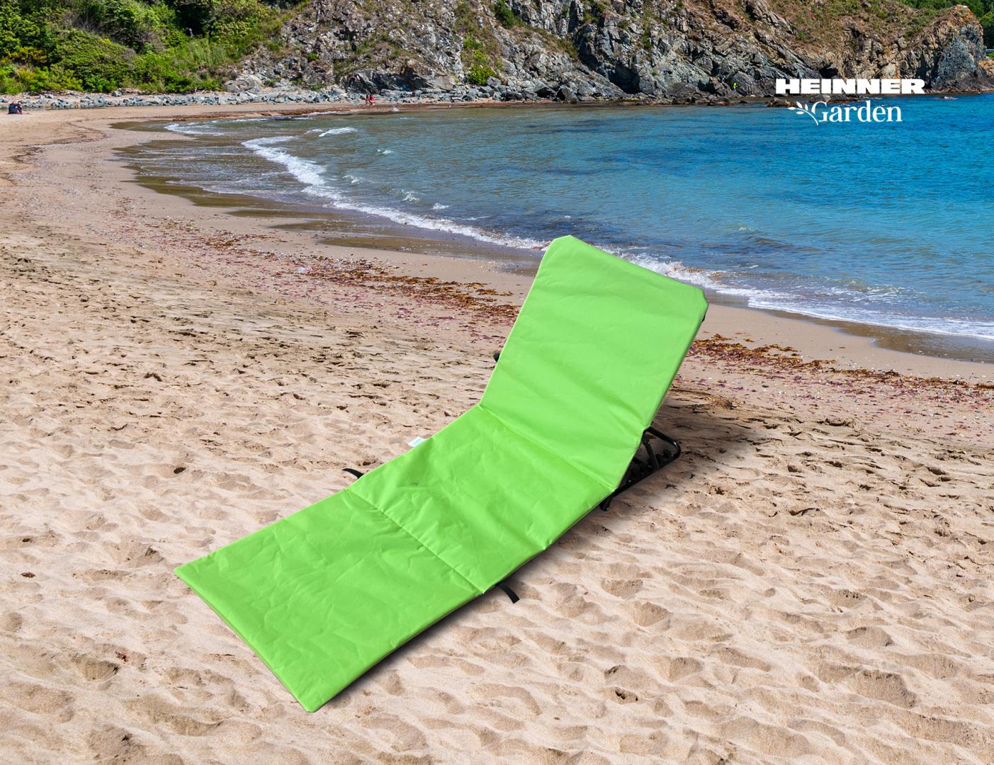 Covor plaja tip sezlong Heinner 51x141x45cm, lime