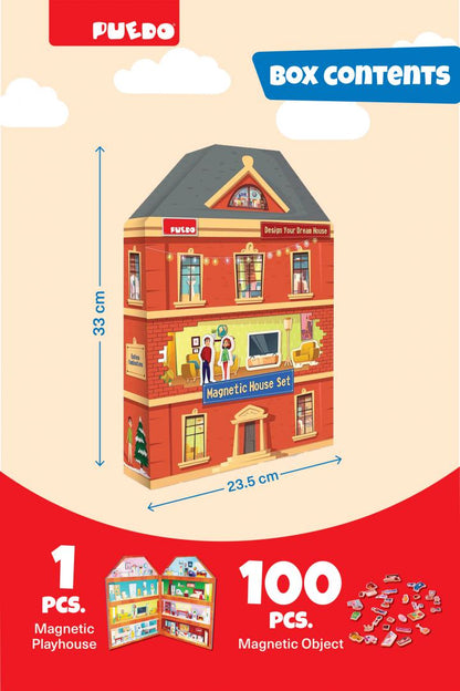 Joc Magnetic Din Spuma Eva, Construieste-Ti Casa, Puedo
