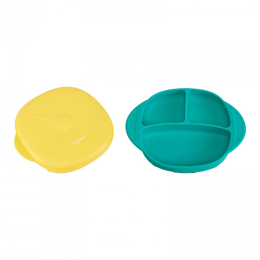 Farfurie Silicon Cu Capac , A, U-Grow