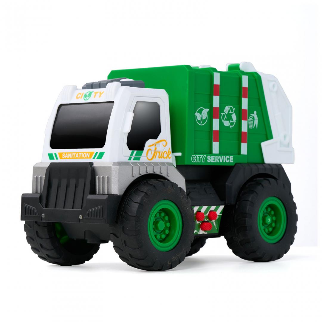 Camion De Salubritate Cu Lumini, Sunete Si Detalii Mobile, Momki