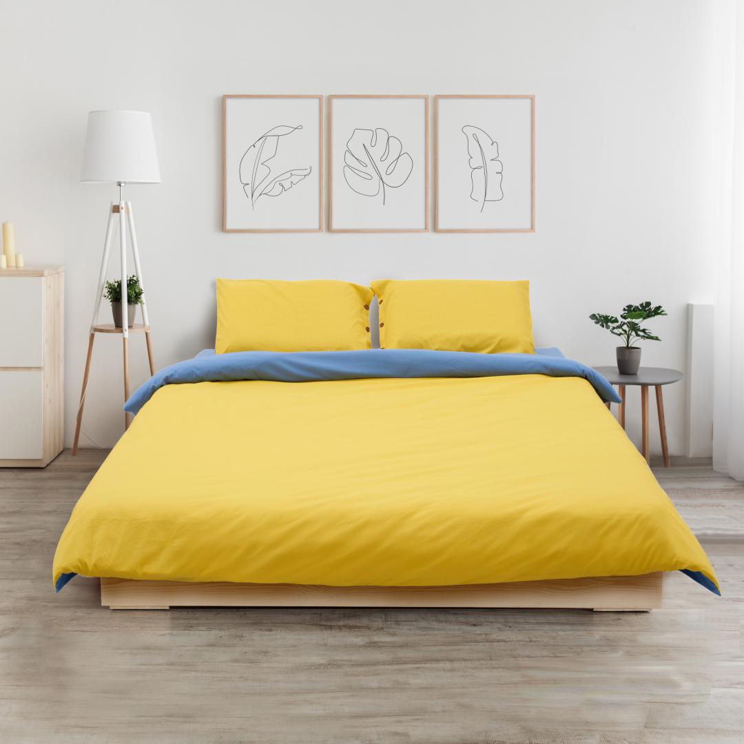 Set De Pat Dublu Bbc Yellow/Blue