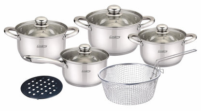 Set de oale Madeline Cooking by Heinner, 10 piese, inox, inductie