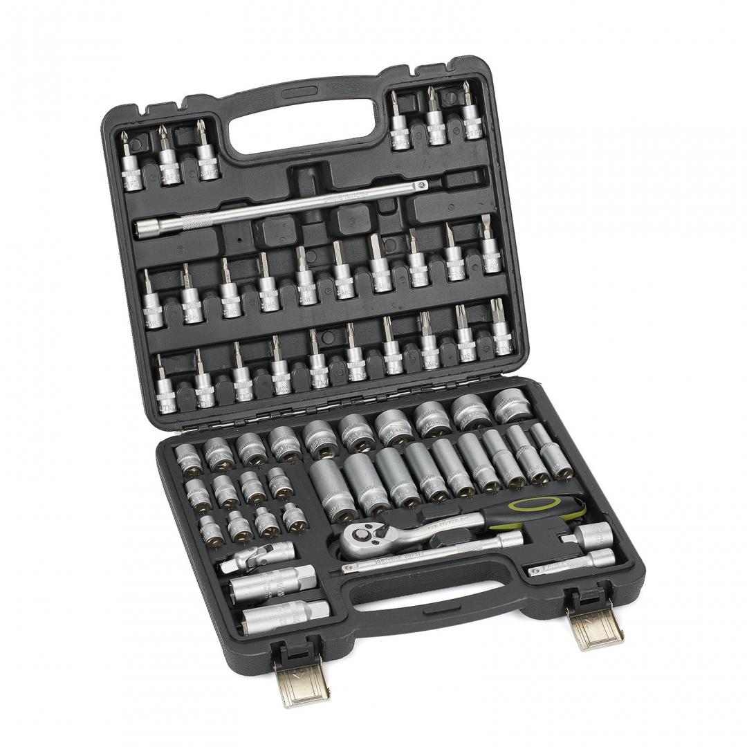 Trusa multifunctionala 61 piese Heinner CTSM015, material chrome-vanadium