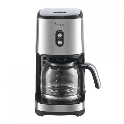 CAFETIERA FRAM FCM-915IX, 900W, 1.5L, Filtru detasabil si lavabil, Functie anti-picurare, Argintiu