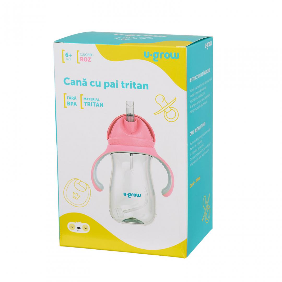 Cana Cu Pai Tritan, 300Ml, U-Grow
