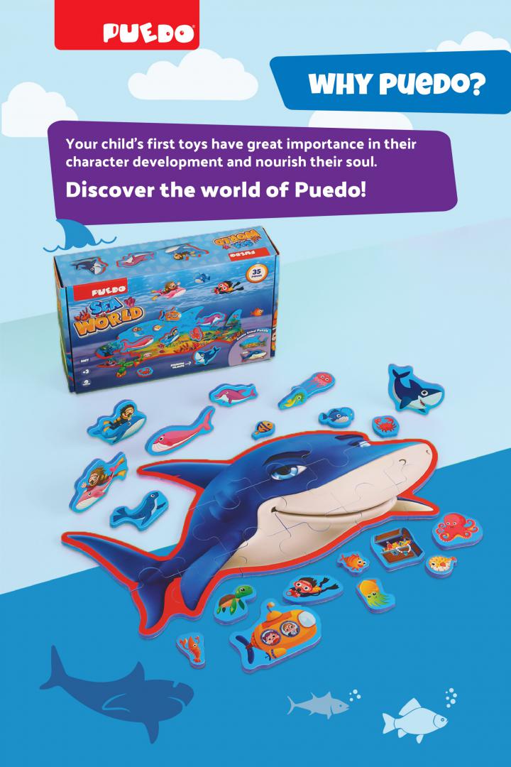 Puzzle Din Spuma Eva, Lumea Marina, Puedo