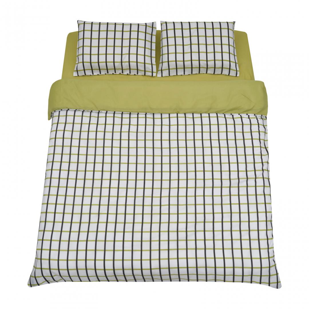 Lenjerie De Pat Ks Microfibra Checker