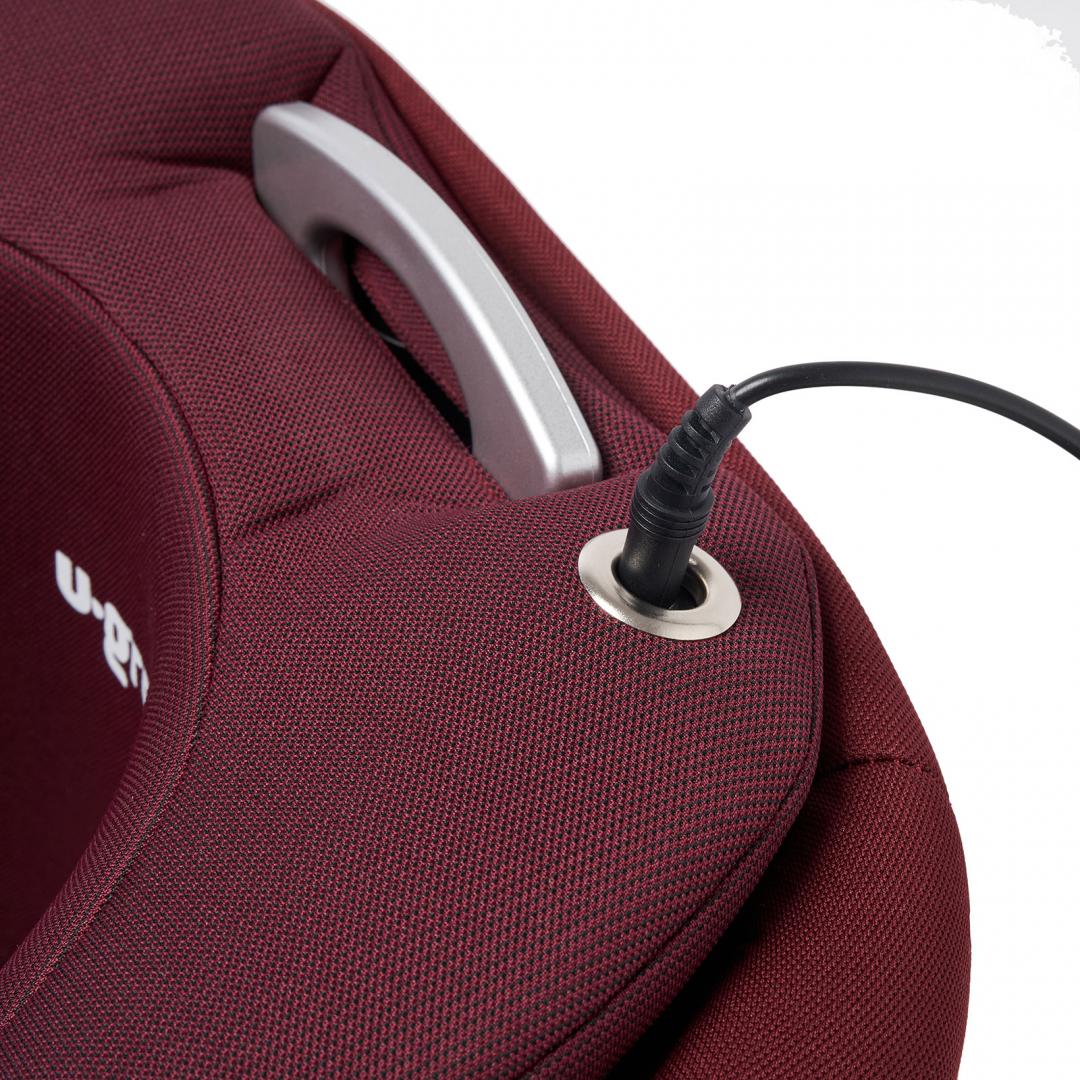 Scaun Auto I-Size U-Grow Goldfix Plus, Isofix, 76-150 Cm (9-36 Kg), Boxa Bluetooth,