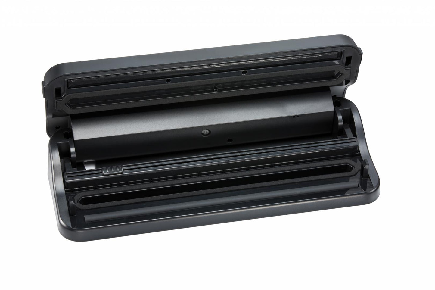 Aparat de vidat si sigilat Heinner FreshLock 110SS HAV-E110BKSL, vidare umeda /uscata, vidare caserole, panou de comanda tactil, furtun pentru vidarea caserolelor, cutter incorporat, compatibil cu pungi cu latimea de 30cm, capacitate vidare: 12L/min, 110W