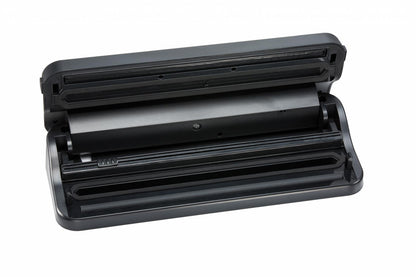 Aparat de vidat si sigilat Heinner FreshLock 110SS HAV-E110BKSL, vidare umeda /uscata, vidare caserole, panou de comanda tactil, furtun pentru vidarea caserolelor, cutter incorporat, compatibil cu pungi cu latimea de 30cm, capacitate vidare: 12L/min, 110W