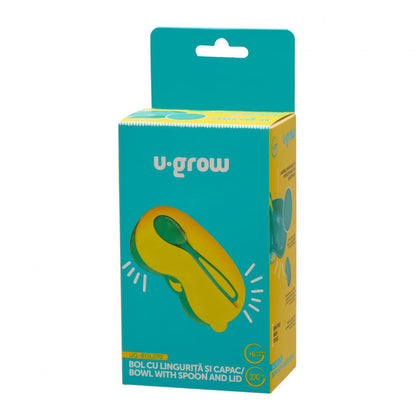 Bol Cu Capac Si Lingurita 270 Ml, U-Grow