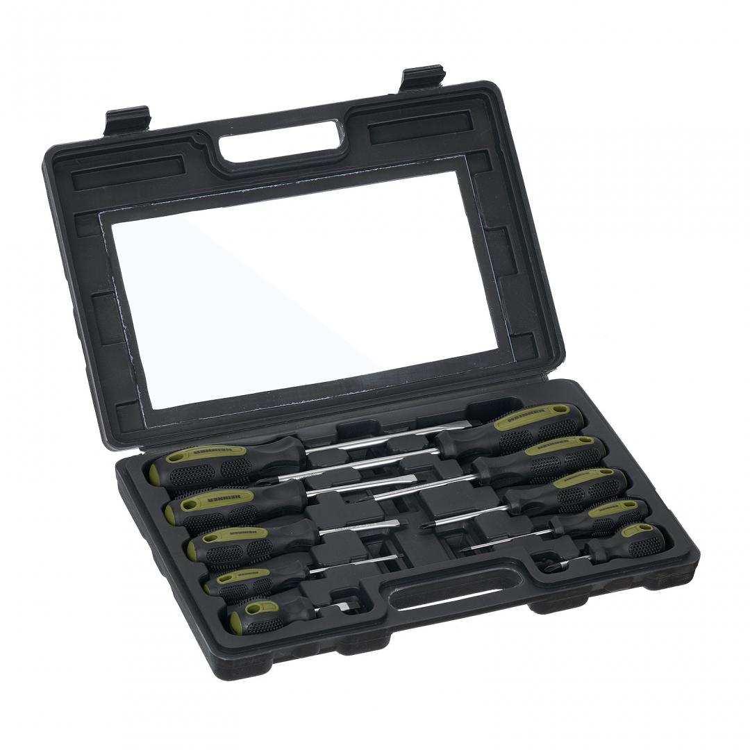 Set 10 surubelnite Heinner PCSS011, material chrome-vanadium