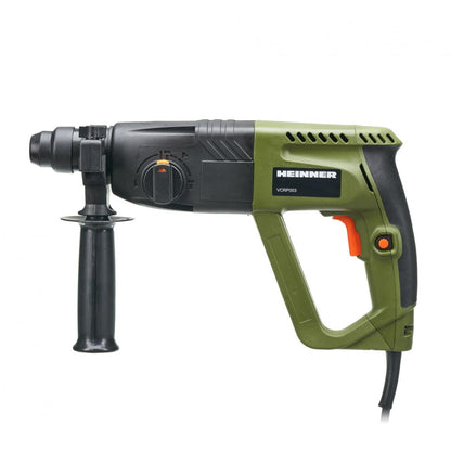 Ciocan rotopercutor Heinner VCRP003, 620 W, 1250 RPM, 6400 PPM, 2.2 J, 24 mm mandrina, accesorii incluse