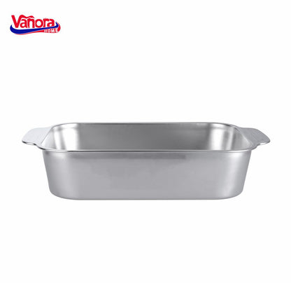 Tava inox Vanora Home Lora, 33 x 19 x 7.5 cm