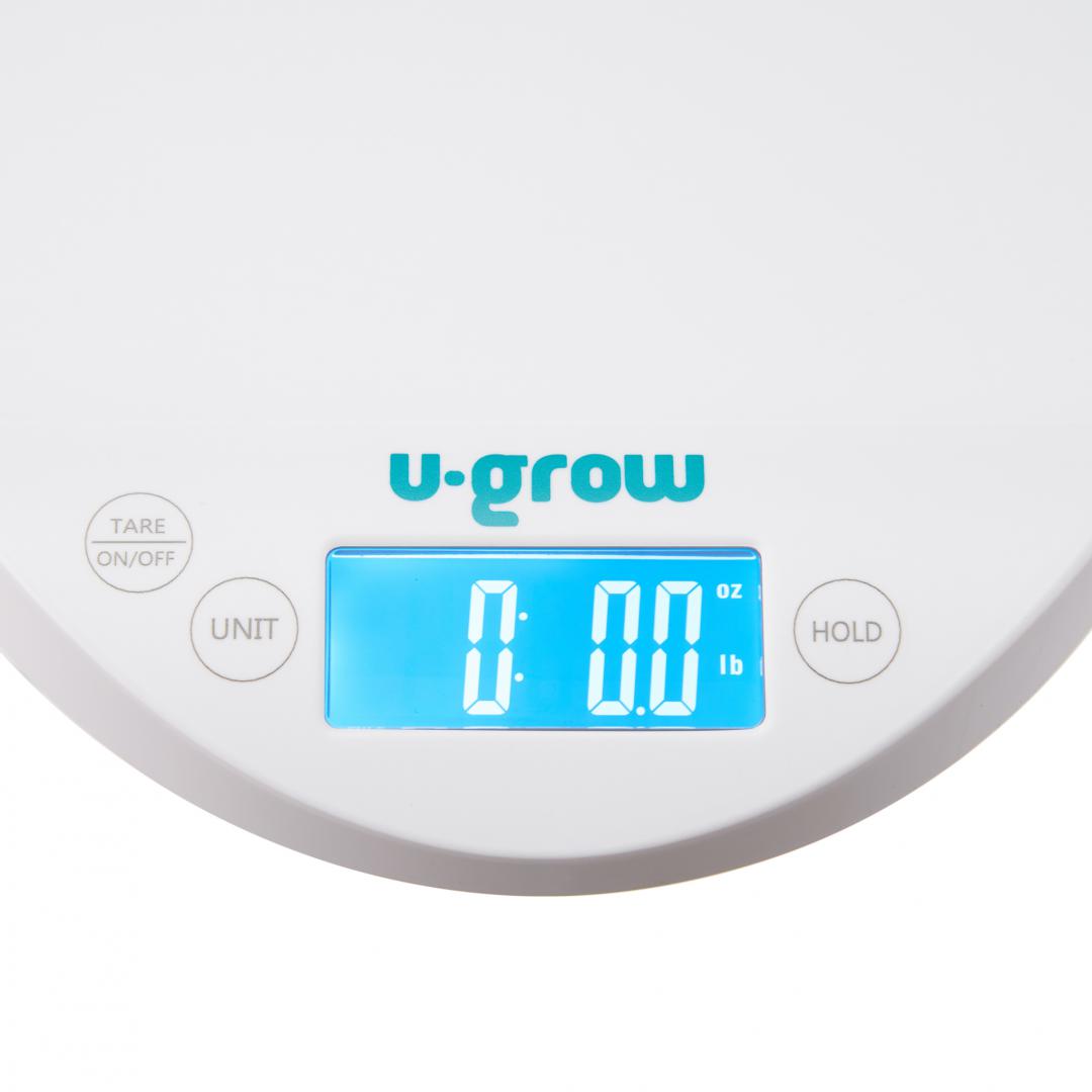 Cantar Corporal 2 In 1 Pentru Bebelusi Si Copii U-Grow, Functie Bluetooth, Capacitate 30 Kg, Display Lcd,