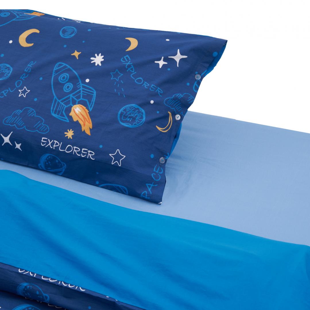 Set De Pat Single Bumbac Space