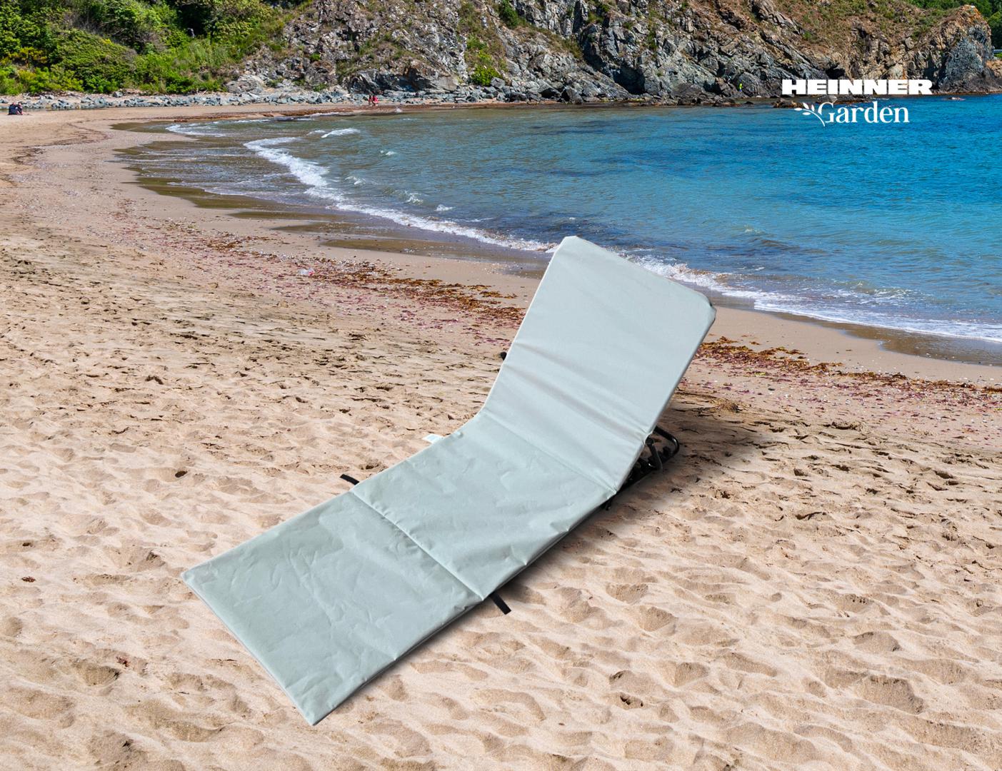 Covor plaja tip sezlong Heinner51x141x45cm, grey