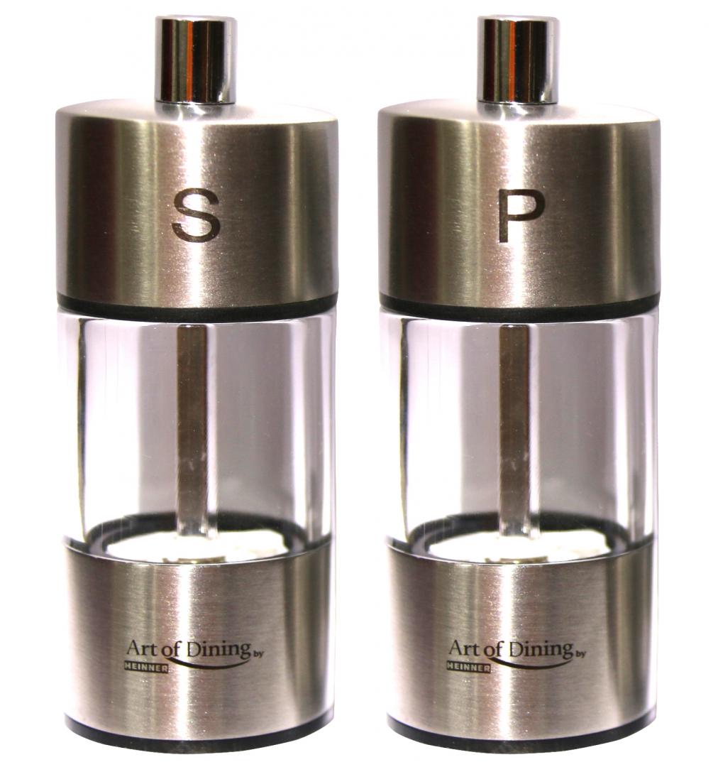 Set 2 rasnite Art of dining by Heinner, sare/piper, inox, 9 cm