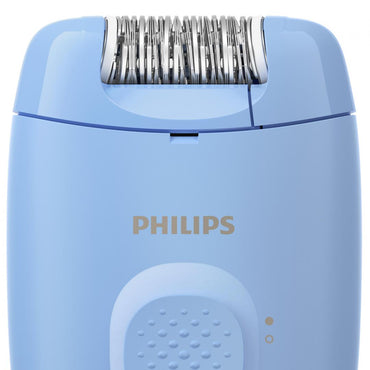 Epilator cu Fir Philips Seria 2000 BRE228/00 1 Setare de Viteza Cap de Epilare Lavabil Albastru