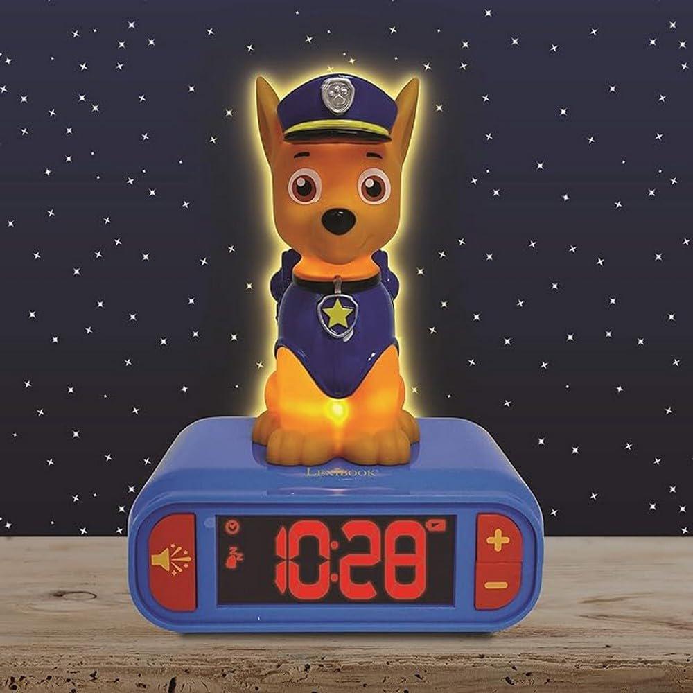 Ceas Desteptator Cu Lumina 3D,Paw Patrol