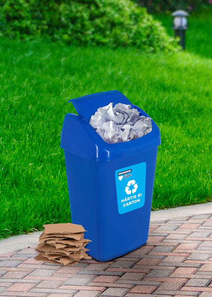 Cos Gunoi Capac Batant, Reciclare Eco 35 L, Heinner Care