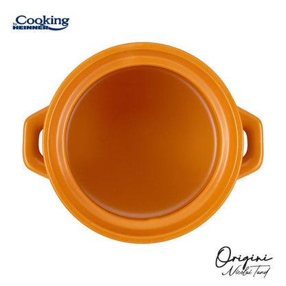 Oala ceramica cu capac Cooking by Heinner - Origini Chef Nicolai Tand, 17 x 18 cm, 4.5 L