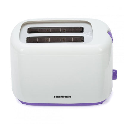 Prajitor de Paine Heinner Charm, 750W, 6 setari, Alb/Mov