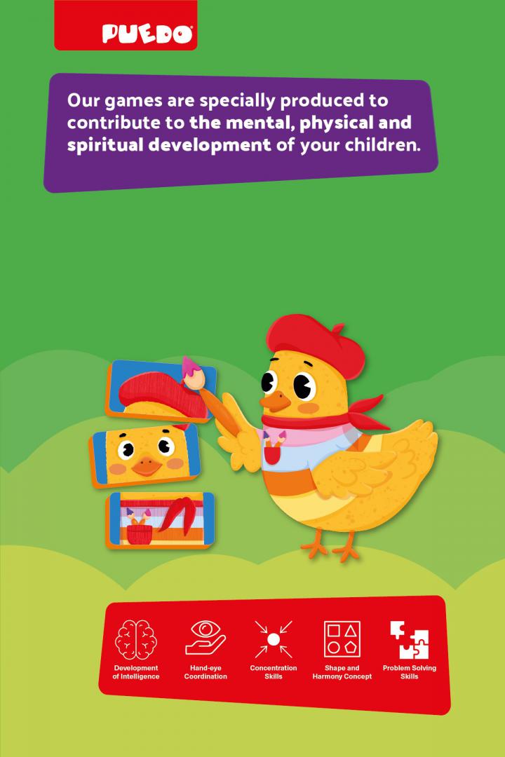 Puzzle Magnetic Din Spuma Eva Cu Fețe, Puedo