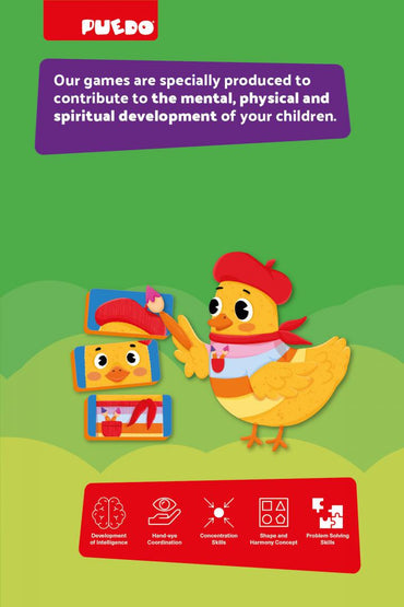 Puzzle Magnetic Din Spuma Eva Cu Fețe, Puedo