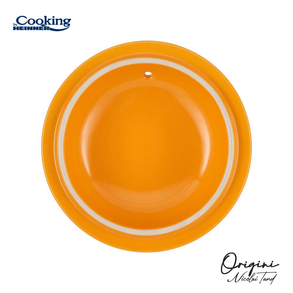Oala 2L ceramica cu capac Cooking by Heinner - Origini Chef Nicolai Tand, 12 x 11 cm