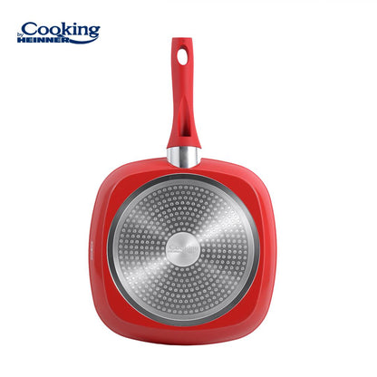 Tigaie grill Cooking by Heinner Red Stone, 28 x 4 cm