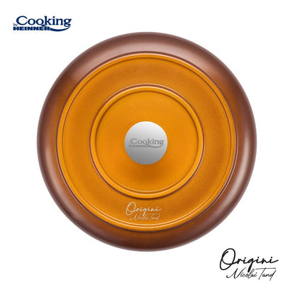 Oala 2.4L cu capac Cooking by Heinner - Origini Chef Nicolai Tand, aluminiu turnat, invelis ceramic, 20 x 10 cm