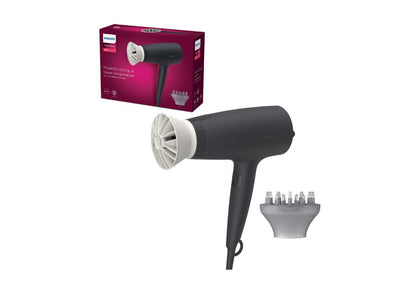 Uscator De Par Philips Seria 3000 Bhd302/30, Accesoriu Thermo Protect, 3 Setari De Temperatura, Difuzor, L X A X I (Mm)