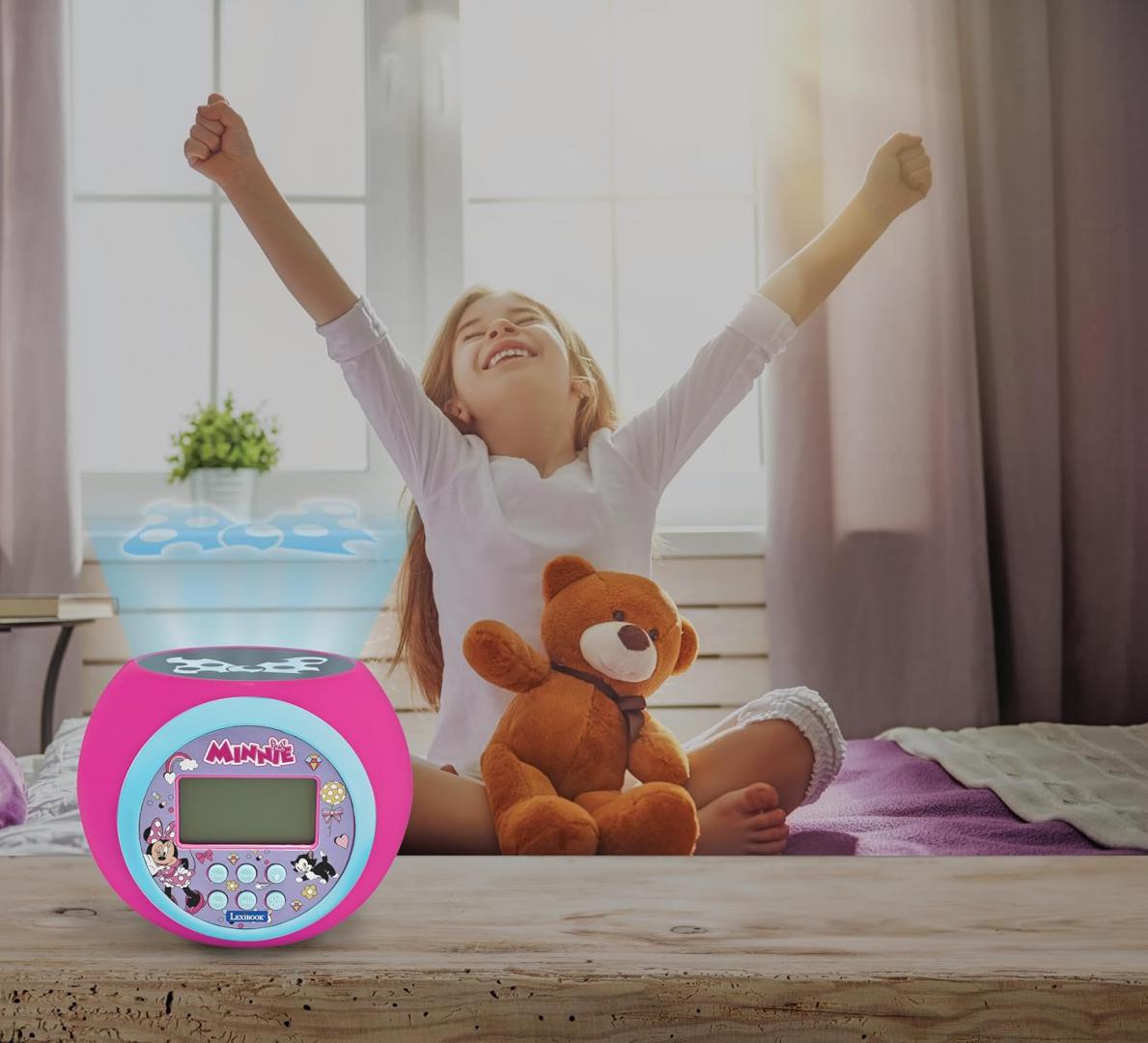 Ceas Desteptator Cu Proiector, Minnie Mouse