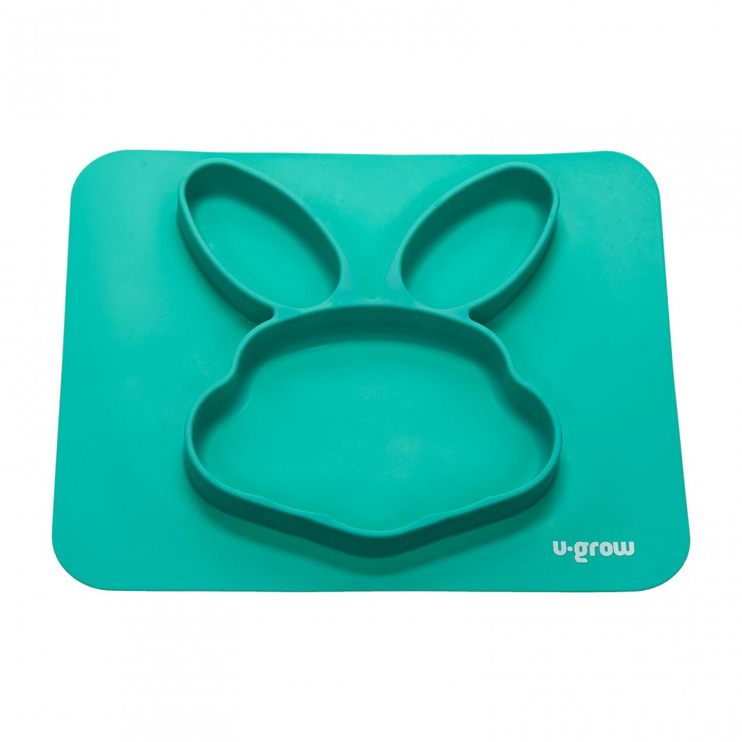 Farfurie Din Silicon, Forma Iepuras, U-Grow