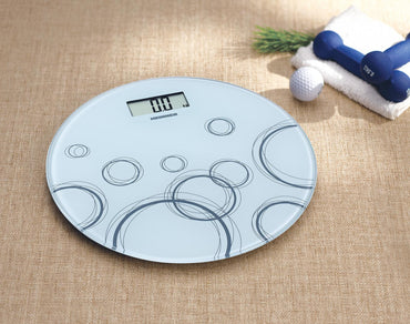 Cantar de baie HeinnerHBS-WH150R, sticla securizata 6mm, 150kg, display lcd, gradare: 100g, pornire/oprire automata, baterii: 1 x cr2032 (inclusa), design compact ultra slim, alb