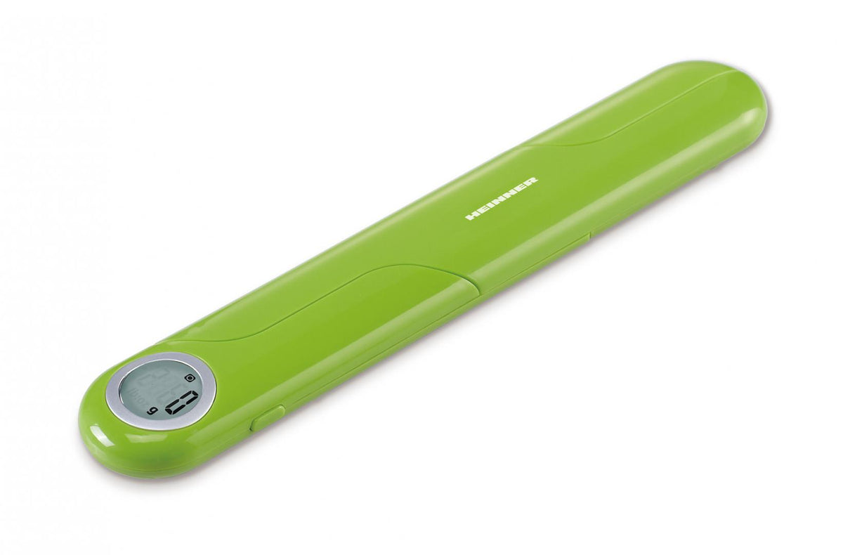 Cantar de bucatarie pliabil Heinner HKS-FD5GR, 5kg, display lcd, gradare: 1g, baterii: 1 x cr2032 (inclusa), verde