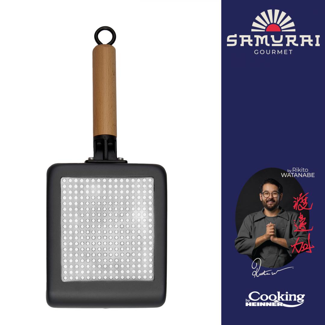 Tigaie jade Cooking by Heinner - Samurai Gourmet by Rikito Watanabe, invelis ceramic, inductie, 18 x 15 x 3.4 cm