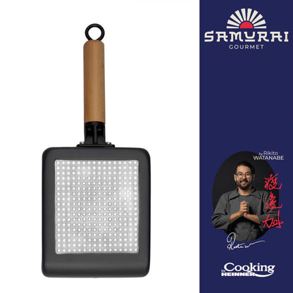 Tigaie jade Cooking by Heinner - Samurai Gourmet by Rikito Watanabe, invelis ceramic, inductie, 18 x 15 x 3.4 cm