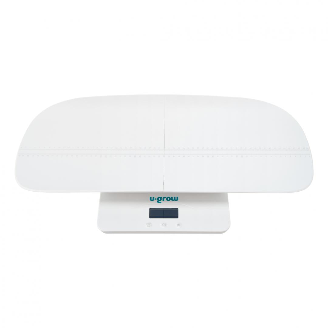 Cantar digital corporal 2in1 pentru bebe si mama, U-Grow, Display LED, blueetoth, Auto off, Functie Tara, 100kg, Alb