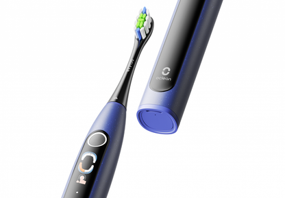 Periuta de dinti electrica Oclean X Lite, gri/alb, 5 moduri de curatare, ecran mare, autonomie 40 zile