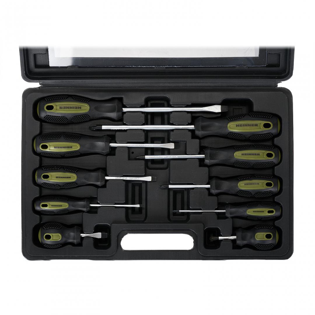 Set 10 surubelnite Heinner PCSS011, material chrome-vanadium