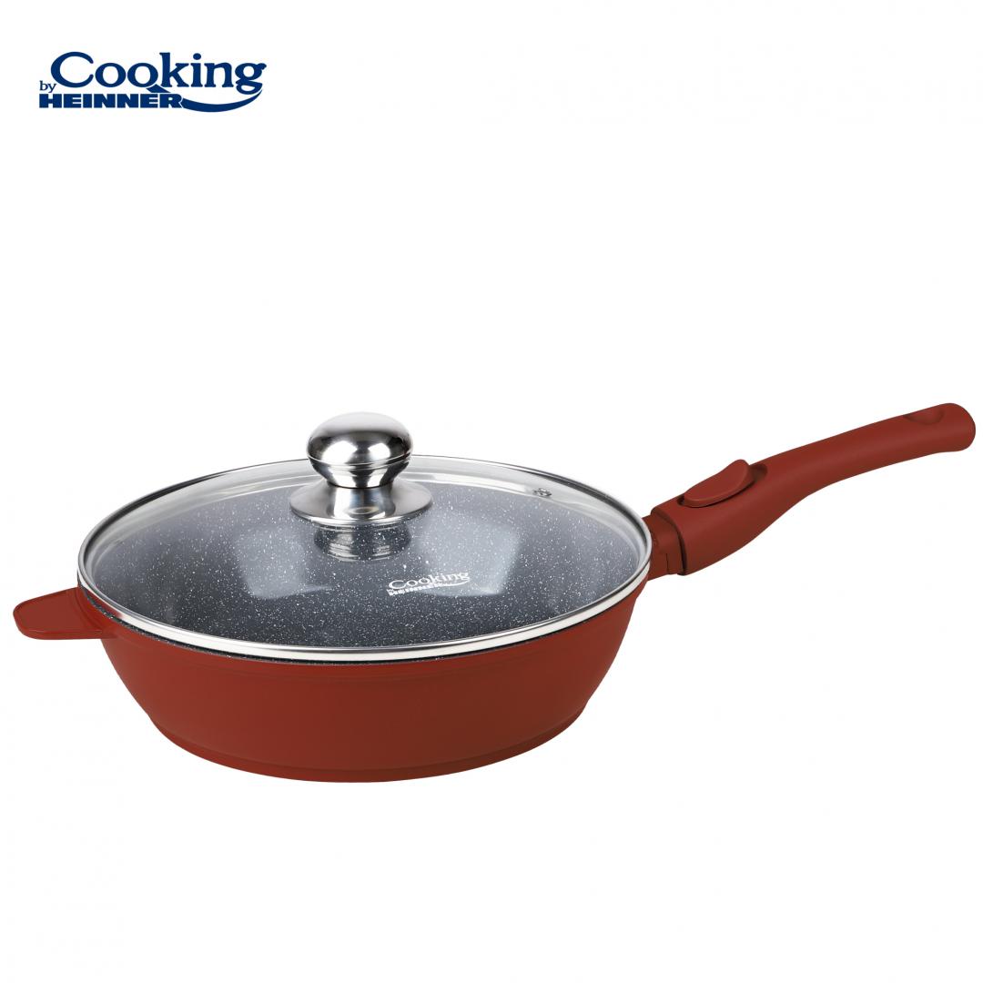 Tigaie Adanca Aluminiu+Capac , Calabria, Cooking By Heinner